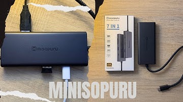 Minisopuru 7 in 1 USB-C Hub | Unboxing & Review ✨