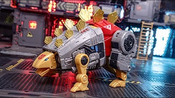 Transformers stop motion：SS86 Snarl dinobots quick transformation