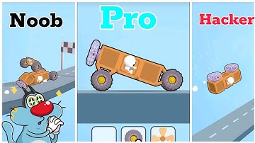 NOOB vs PRO vs HACKER | In Ride Master | With Oggy And Jack,Bob |
