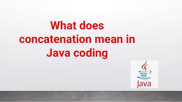 What does concatenation mean in Java #softwaretesting #java #concatenate #automation #selenium