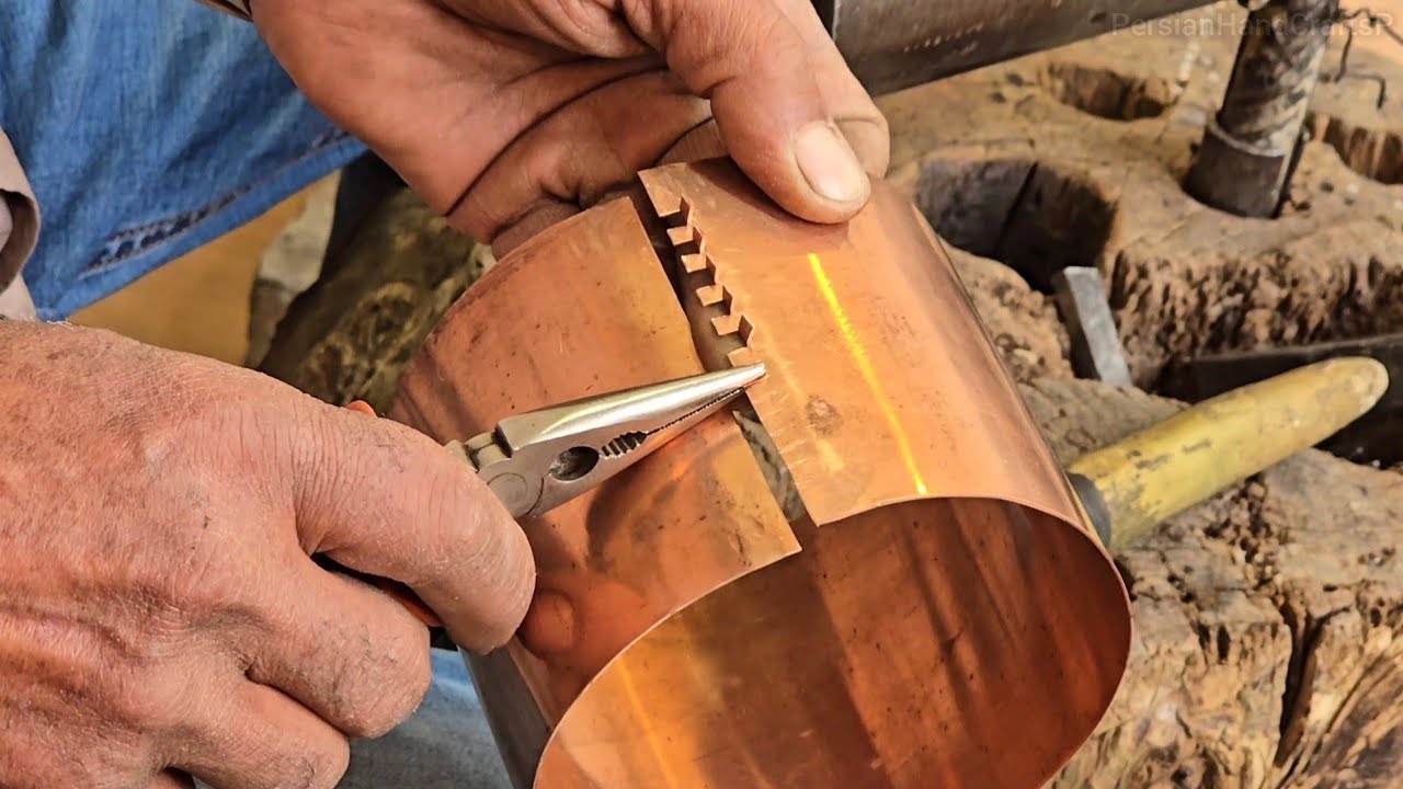 This Is What Happens When a Master Forges a Copper Pot by Hand