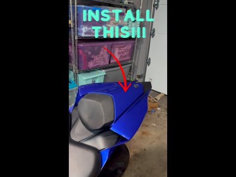 How to Install Yamaha R7 Rear Seat Cowl *Step By Step* - YouTube