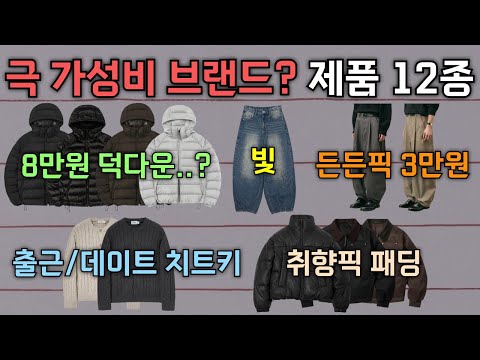 8만원 <strong>덕다운</strong> 경량패딩⋯?! | 극 가성비 브랜드, 제품 12종 탐구 (+구독자 이벤트)