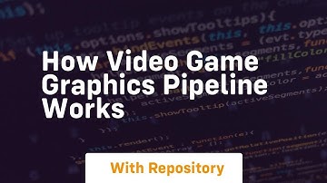 How video game graphics pipeline works