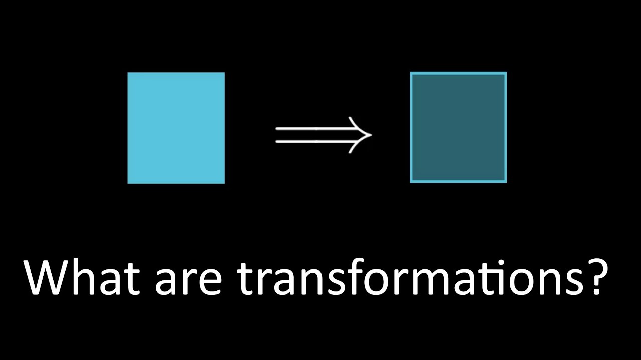 Geometry 2.1 | Transformations - YouTube