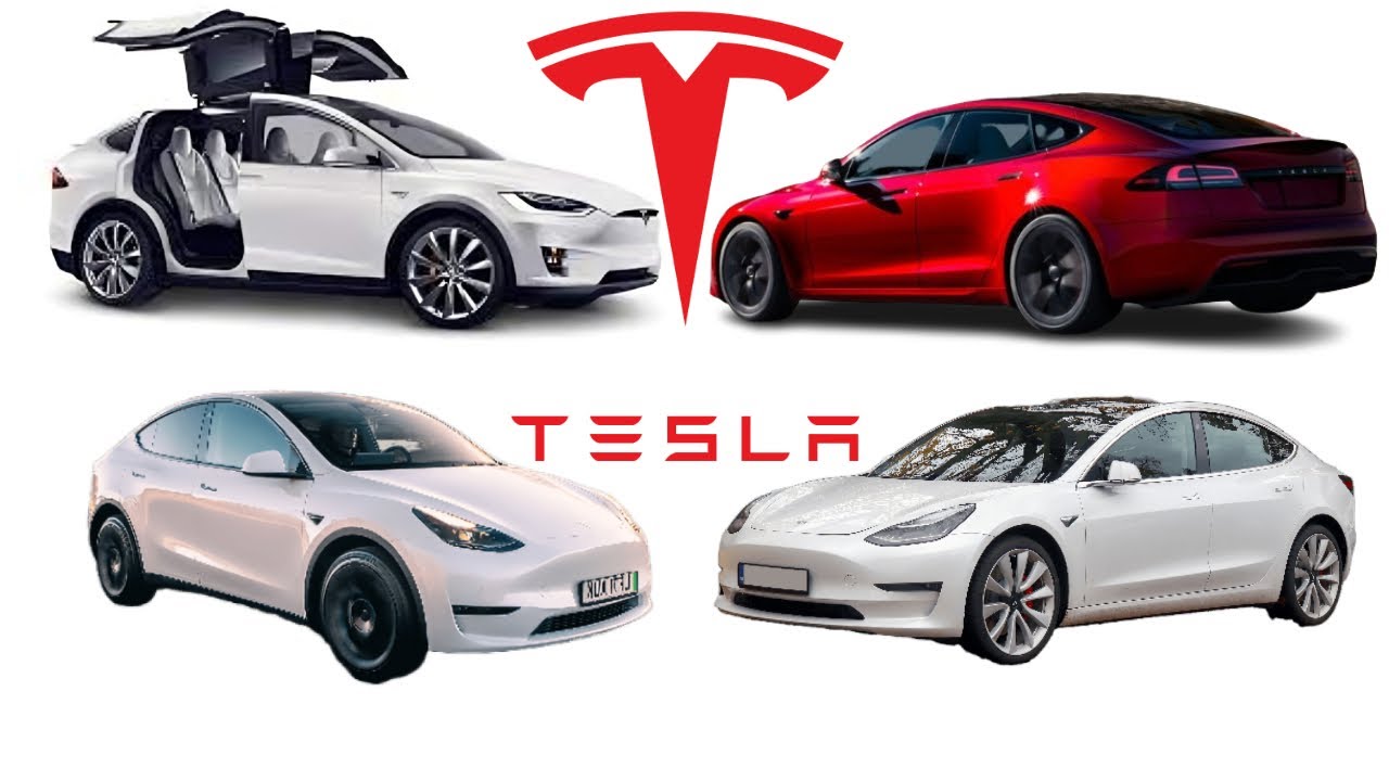 Tesla Electric Car Ultimate Comparison Model S, Model 3, Model X, and ...