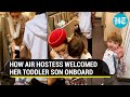 'Biggest VIP Ever': Emirates Air Hostess welcomes her son onboard; Viral video melts hearts