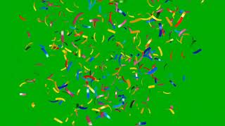 Efeito De Confete Em Chroma Key 3 Opções Ack