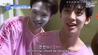 All about Kim min kyu 김민규 produce x 101 - cry for first time & effort to upgrade his rank from 10th