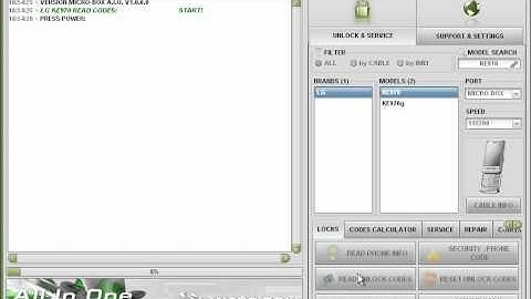 LG KE970 READ CODE BY MICROBOX