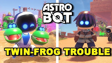 Astro Bot | Twin-Frog Trouble Speedrun DLC Level (NEW Bot Rescued)