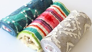 How to Make Pattered Swiss Roll Cakes | RECIPE