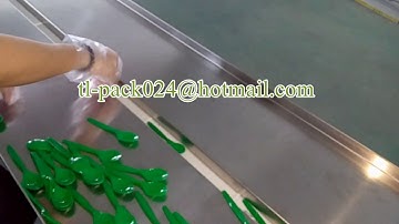 Spoon pillow pack machine ,Spoon flow pack machine ,Spoon flow wrapping machine