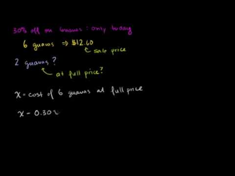 Проценты: задача о распродаже