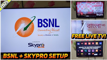 🔥 BSNL Broadband FREE TV 2025! New Skypro IPTV Setup + Registration (Watch 500+ Live Channels)