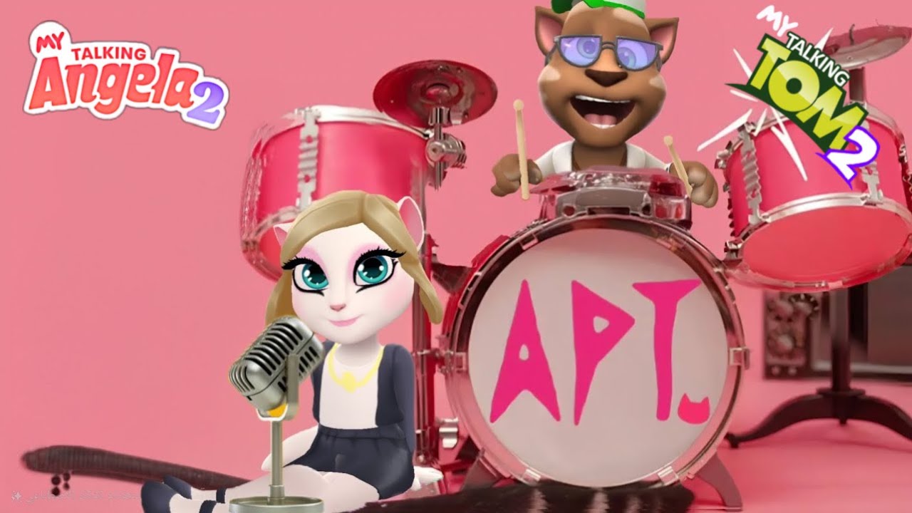 ROSÉ & BRUNO MARS - APT || My Talking Angela 2 & Talking Tom 2 || New Update || Cosplay
