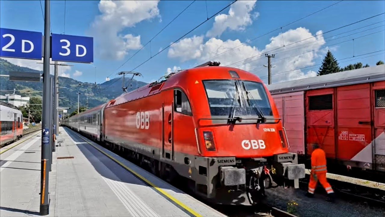 Download Zugverkehr Lienz | Rh 1144 | Radzüge | Cityjet | Verschub | Ansagen | IC 533 | Rh 1216 mit Holzzug