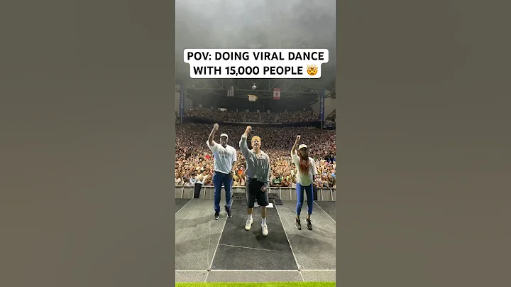 Doing viral dance with 15,000 people 🤯 thumbnail