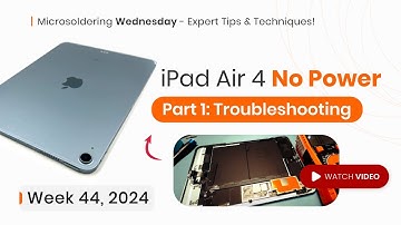 iPad Air 4 No Power Issue: Part 1 – Step-by-Step Troubleshooting Guide