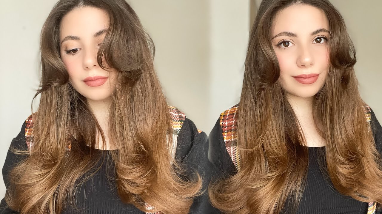 EVDE SAÇLARIMA NASIL FÖN ÇEKİYORUM ? | Saç | Hacimli Fön