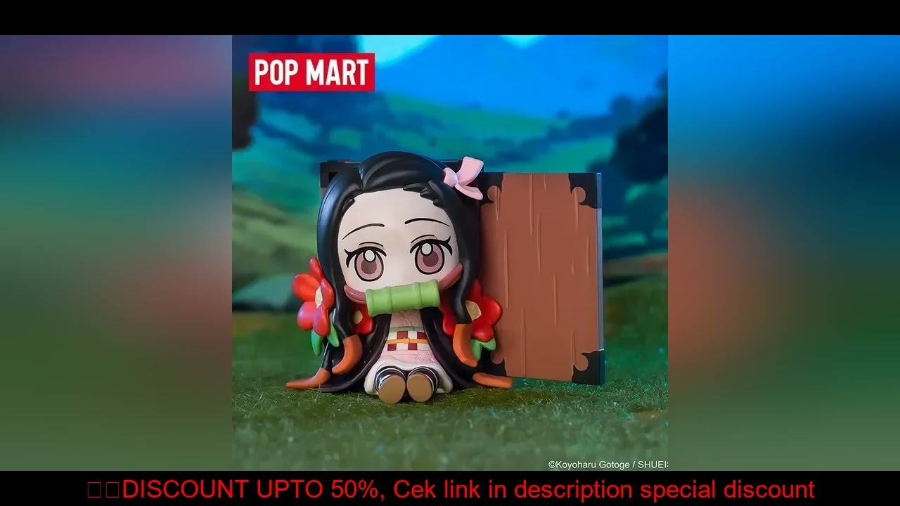 POP MART Demon Slayer Birth Flower Series Blind Box Toys Kawaii Anime Action Figure Surprise Mystery