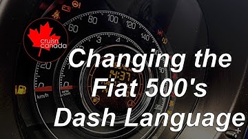 Changing the Fiat 500 Display Language
