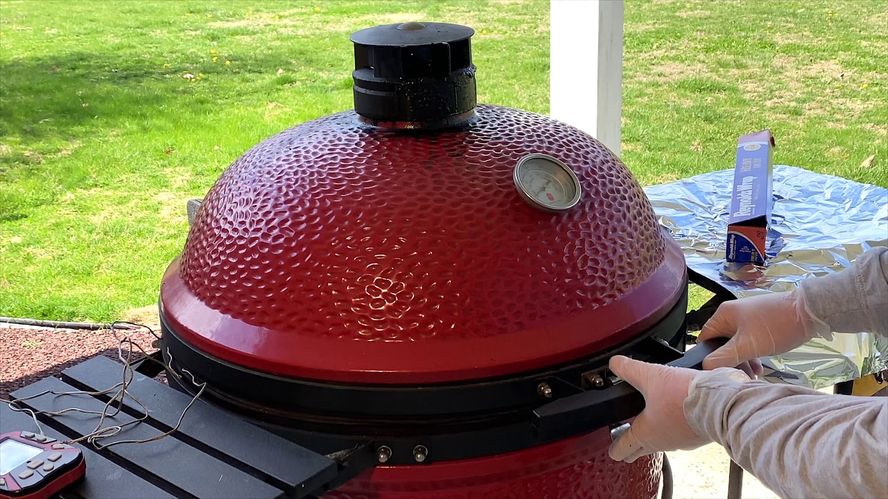 Pork Shoulder on the Kamado Joe Big Joe YouTube