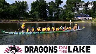 Akron 2026 drone Mixed race 1 paddling to start