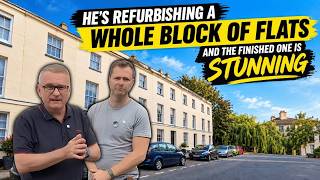 He's Refurbishing a WHOLE Block of Flats, and the Finished One Is Stunning