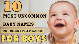 10 Unique Baby Names & Meanings 2023 | Baby Names | Cuddles Lane #baby #youtube