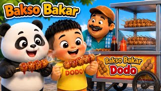 Abang Bakso Bakar Lewat!🤤🤩🍡 | Lagu Anak Indonesia - Roda Gerobak Bakso Berputar🎵 | Animasi Anak 3D