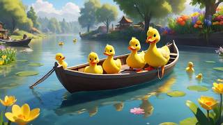 "Bateau sur l’eau 🌊 | Comptine Pour Enfants | Glisse, Chante et Danse"