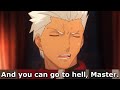 Emiya can see the future.