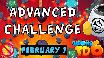 Bloons TD 6 Advanced Challenge | The Heat Is Turning Up | No MK No Powers Used | February 7 2024