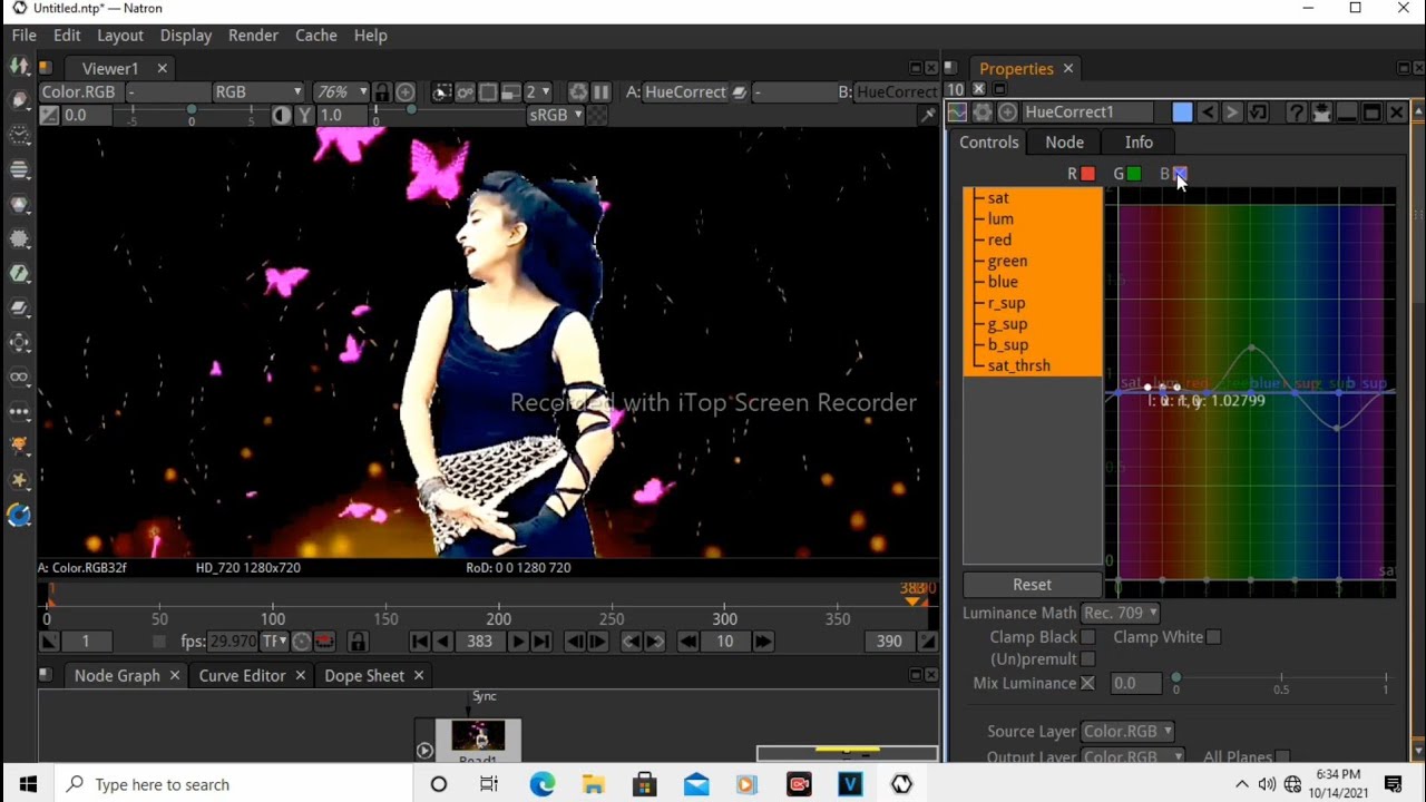 how to colour grading natron natron software se colour grading kaise karen