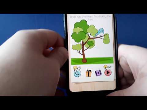 Brain Test Level 86 Answer Birdie Has Overslept Try Shaking The Tree Omo Game
