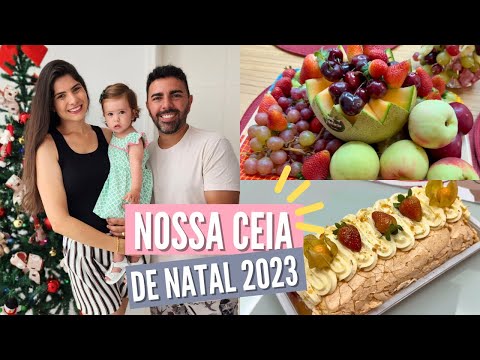 NOSSA CEIA DE NATAL 🎅🏻 2023 🎄 - Thamyê Baseggio
