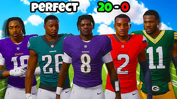 Can I Build A Perfect 20-0 Team On Madden 26?