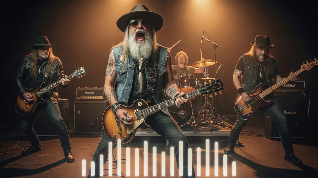 Jimi Hendrix, ZZ Top, Eric Clapton, SRV, Led Zeppelin 🎸🔥 Classic Blues Rock Power Guitar & Voices