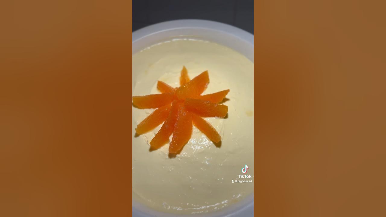 Orange Cheesecake with Big Bear - YouTube