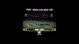 POV: when you play t10 #cricket