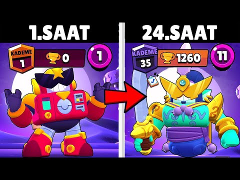 24 SAAT BOYUNCA SURGE OYNADIM ve 1250 KUPA YAPTIM !!! - Brawl Stars