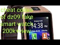 How to set wallpaper in Dz 09 fake watch and how to play game in dz09 fake watch