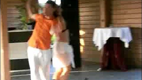 Christiaan en Kim aan de zouk