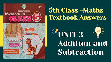 5th Maths-TB- 3. Additions & Subtractions -Textbook Exercises All problems explained in Telugu