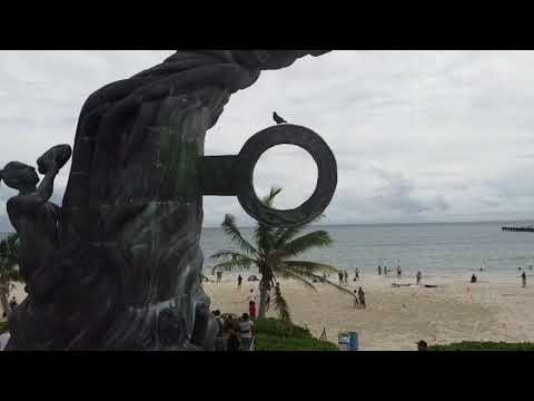 Portal Maya, maneuver with drone, Playa del Carmen