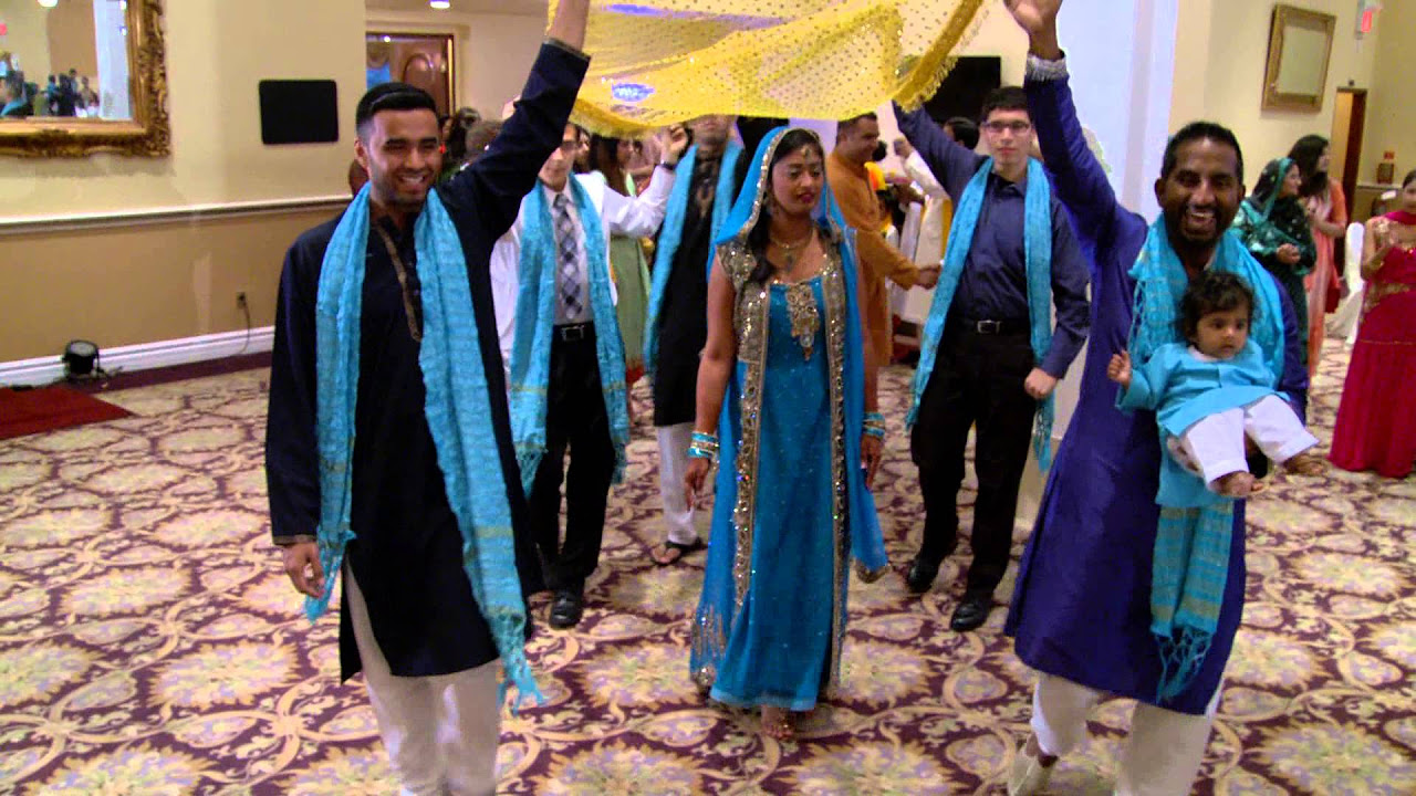 Sagan Banquet Hall Wedding Entry  Brides Entrance at An Indian Mehndi Ceremony in Mississauga