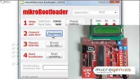 Display 16X2 - PIC16F877A - módulo StartPIC - Linguagem C