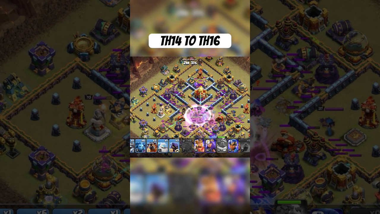 Th14 Best War Attack Strategy in Clash of Clans | PJ GAMING 