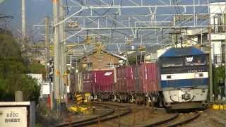EF210-147(岡) 3071レ貨物列車 西寺脇踏切